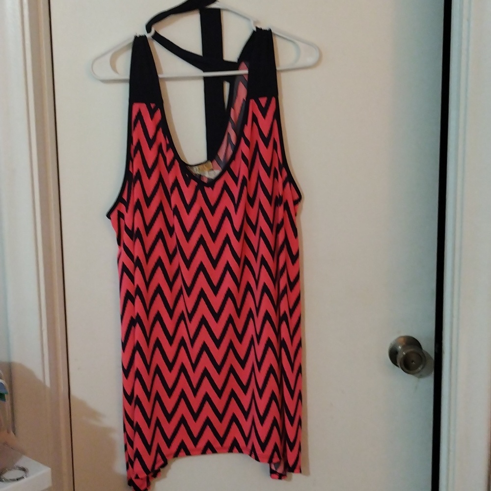 3X Sexy pattern blouse